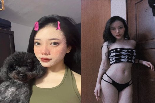 Nhìn anh một phát bím em tuôn nước